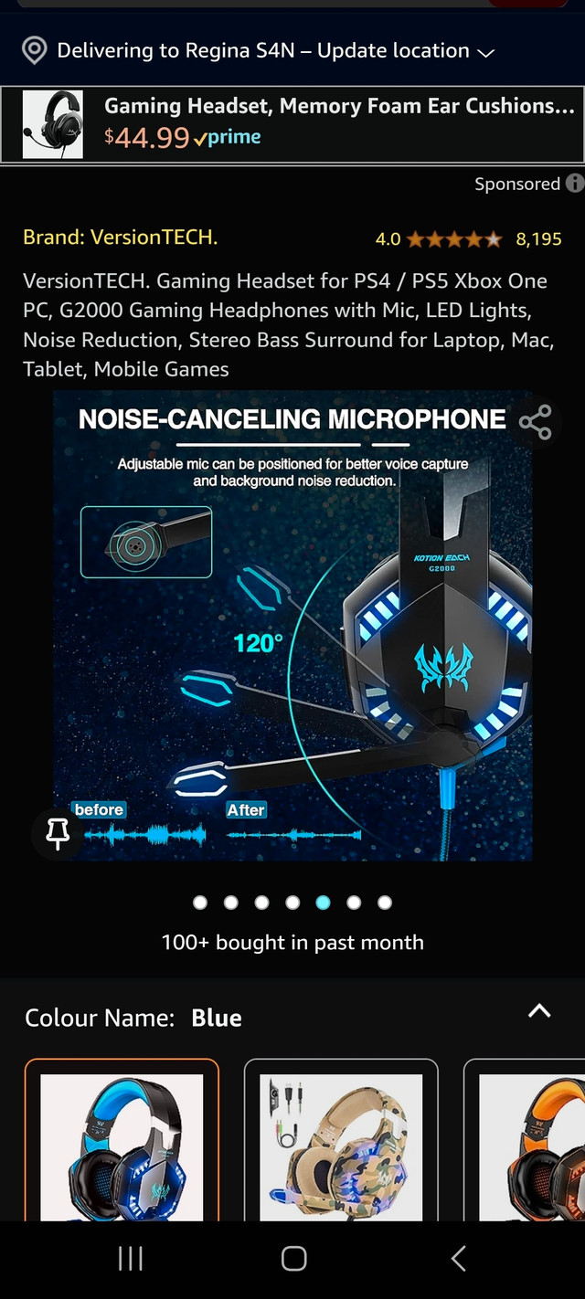 Gaming Headset in Headphones in Moose Jaw - Image 2
