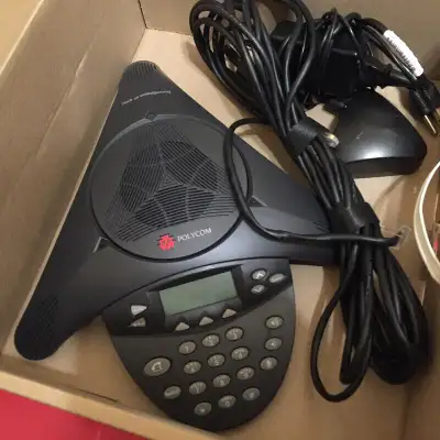 Polycom SoundStation IP 4000 Conference Phone (2200-06640-001) complete in box. Paid over $450 askin...