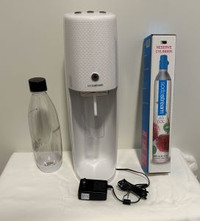 SodaStream Fizzi One Touch Sparkling Water Maker (White)