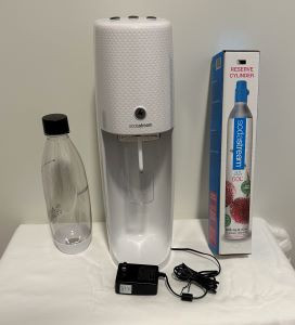 SodaStream Fizzi One Touch Sparkling Water Maker (White) in Other in Moncton