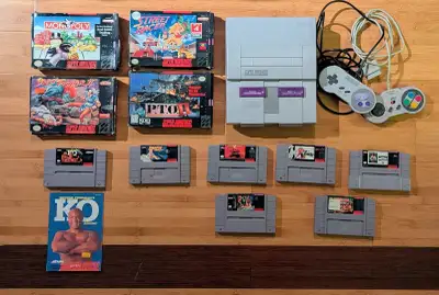 SNES Console and Games incl. CIB titles, View more
