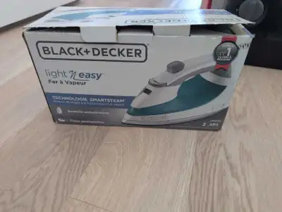 Black+Decker Light 'N Easy Steam Iron, View more