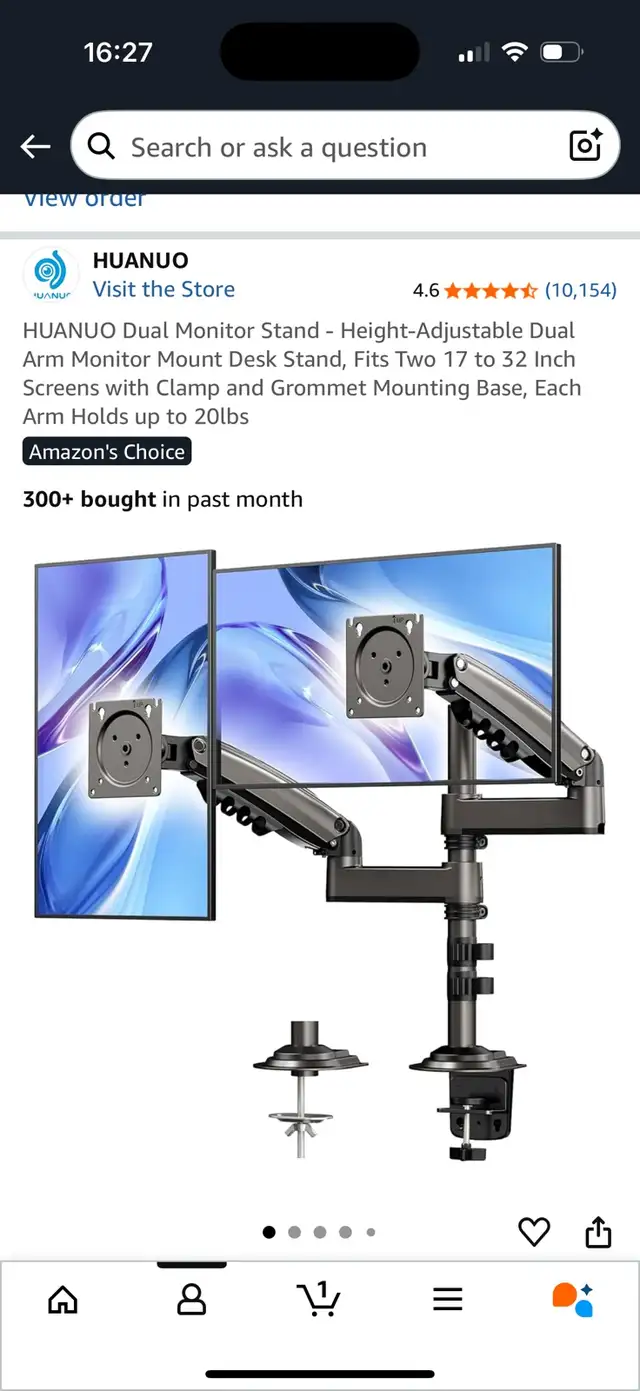 Monitor stand with removable laptop attachment in Monitors in Gatineau - Image 3