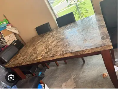 Marble table, View more