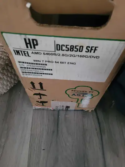 I'm selling an HP DC5850 SFF desktop computer, perfect for basic computing tasks. This machine featu...