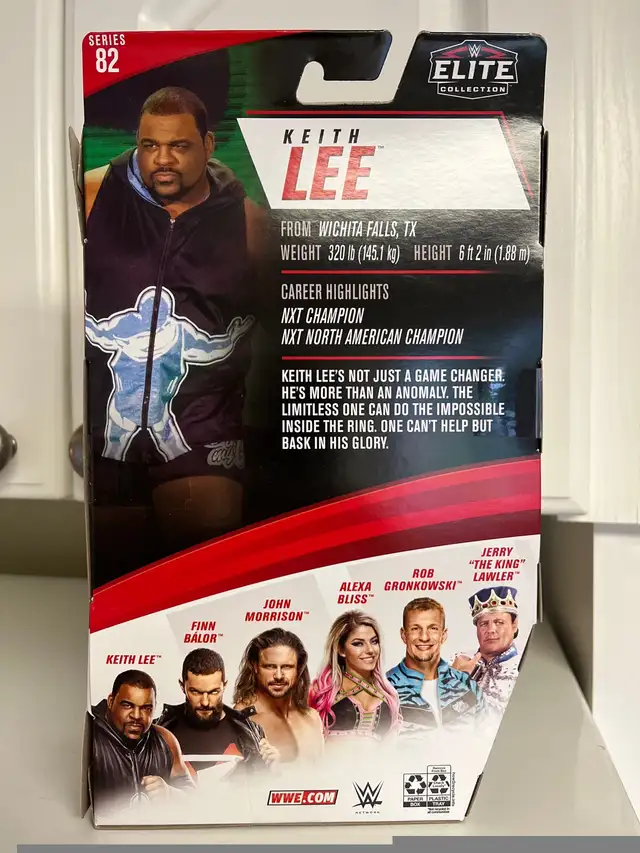WWE Keith Lee Mattel Elite Action Figure Wrestling NXT Series 82 in Toys & Games in Hamilton - Image 7