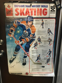 VERY RARE EARLY 1980s AND SELDOM SEEN WAYNE GRETZKY POSTER SDM