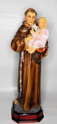 Saint Anthony of Padua with Baby Jesus 12.5'' Catholic Statue
