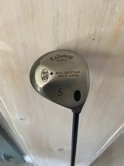 Used Callaway Big Bertha War Bird 5 wood Also have a matching 3 wood $30 obo!