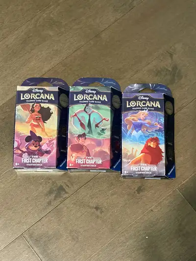 Lorcana First Chapter starter decks, View more