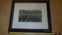 Signed Long Boat Picture - Professionally Framed in Glass
