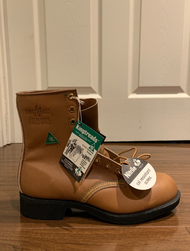 Kingtreads by KAUFMAN STEEL TOE AND STEEL SOLE WORK BOOTS Men's