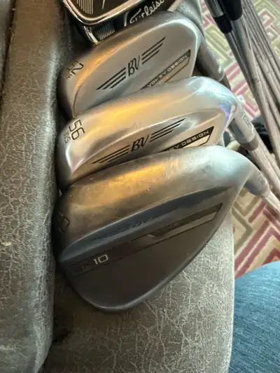 Title AP2 x100 shafts Red black Golf pride grips 3-P Titleist SM10 wedges 52-56-60