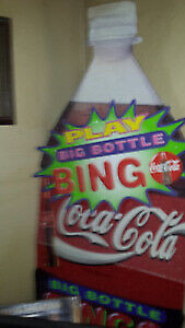 6  FOOT CARDBOARD COCA COLA ADVERTISING SIGN