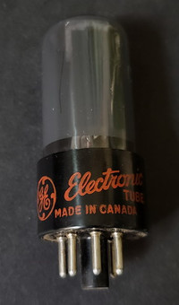 Vintage GE 25L6GT Beam Pentode Vacuum Tube / Radio Tube