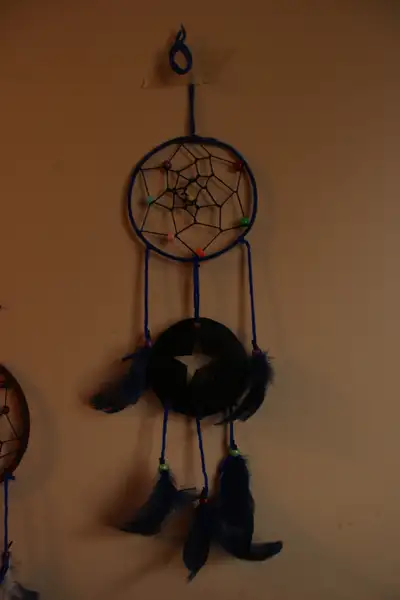 capteur de reve (dream catcher) fait a la main, View more