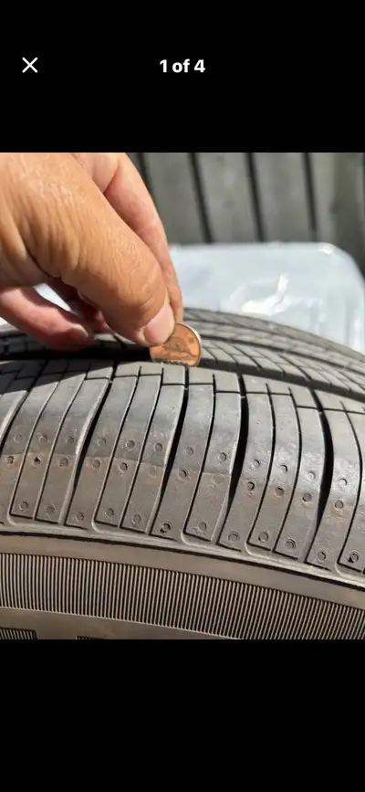 This Nexen Roadian GTX 235/65R17 tire is in good, lightly pre-owned condition with plenty of tread r...