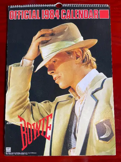 David Bowie 1984 Serious Moonlight Calendar, View more