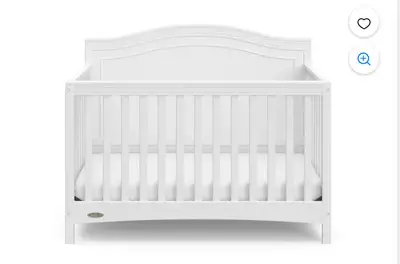 Jordan 4in1 convertible crib with mattress - espresso colour, View more