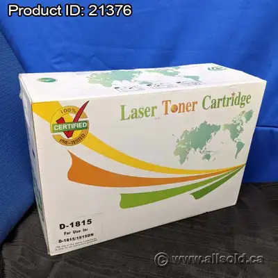 Box was opened to confirm contents but toner is still wrapped. For use in D1825 & D1815DN Printers C...
