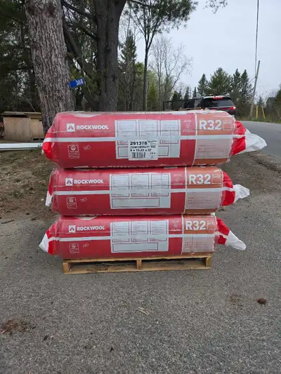 New Roxul rock wool insulation batts in original packaging, excess from a new build. Kept dry and pr...