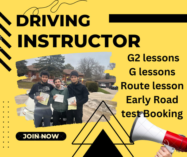 Pass Roadtest,   MTO Certified   Driving instructor in Classes & Lessons in Guelph