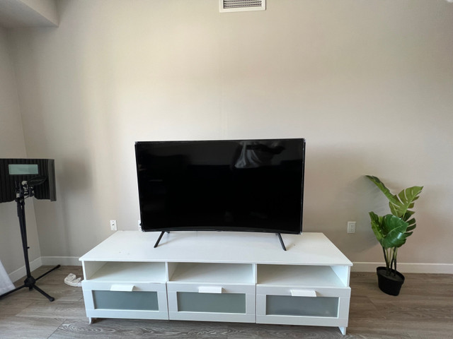 IKEA Brimes white TV Stand with storage in TV Tables & Entertainment Units in Winnipeg - Image 2