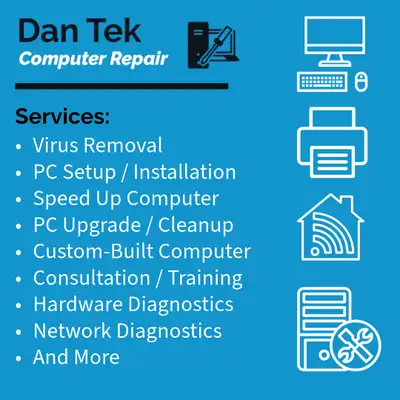 DAN'S COMPUTER REPAIR - SERVICES, View more