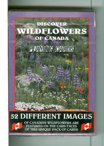 Deck "Canadian WildFlowers" Playing Cards, Sea to Sky Photos, View more