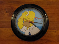 The Simpsons , Homer Wall Clock D'OH! 1998.