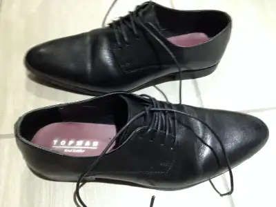 men's dress shoes topman top man black shoes size 7, View more