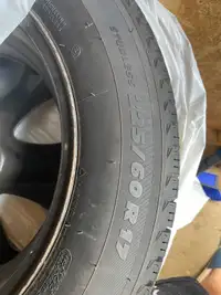 Set of 4 winter tires Michelin x-ice on mags