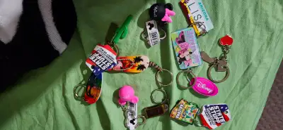 Assorted Disney and Arizona keychains, View more