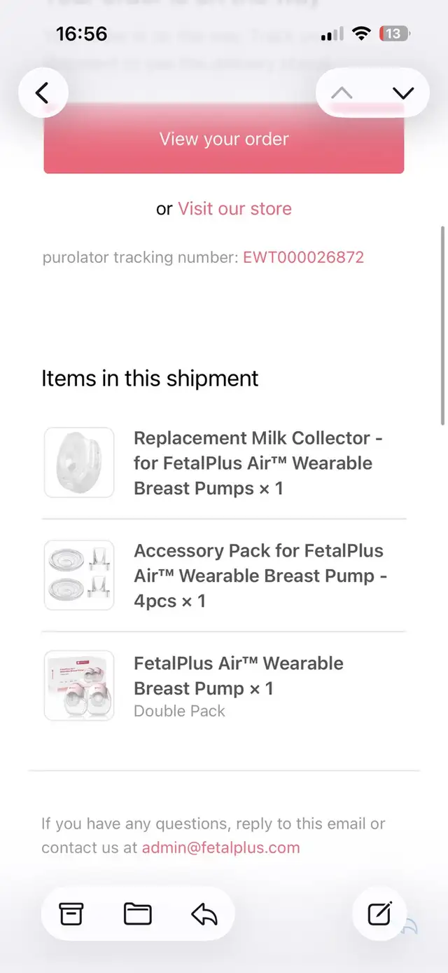 fetalair plus wearable breast pump - brand new in box! in Other in Guelph - Image 4