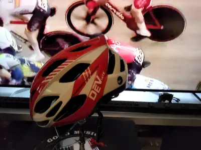 Safty helmet- brand new fits all size , light weight - i have them in red and white - blue and white...