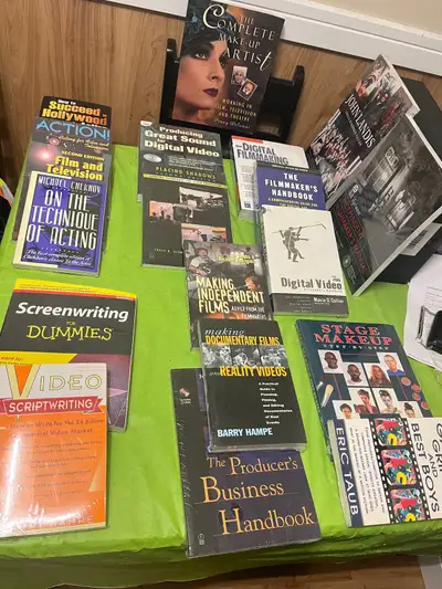 18 books in this picture, regular price $450.00, set selling for 110.00 ACTING How to Succeed in Hol...