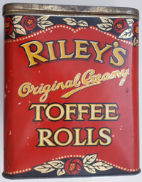 Antique Riley Brothers Halifax (UK) Toffee Tin; Louisbourg