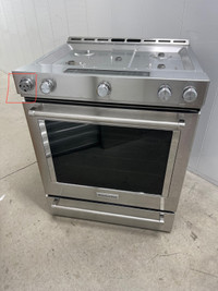 KitchenAid 30” Slide-In Gas Convection Range (delivery included)