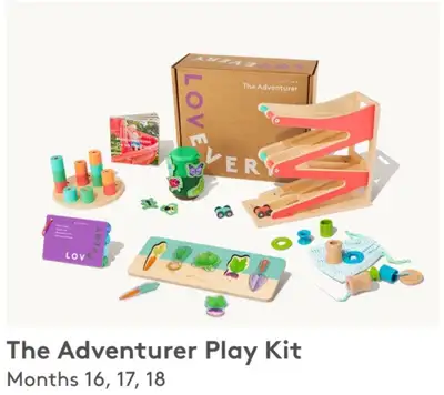 Brand new never used Lovevery adventurer play kit for months 16 to 18. This is the older version. In...