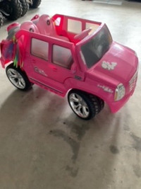Barbie Escalade battery operated children’s car with radio. $300