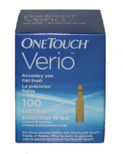One Touch Verio 100 Test Strips, View more