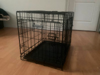Cage pour chien ou chat, avec séparateur