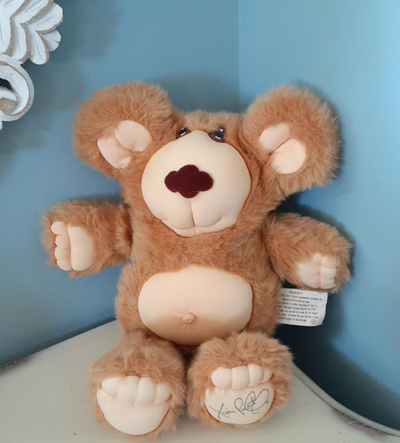 Vintage 1985 Coleco Furskins Bear - this fluffy little bundle of joy is in good condition although h...