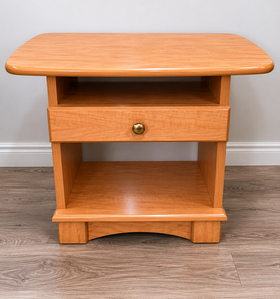 Table d'appoint en bois avec tiroir, View more