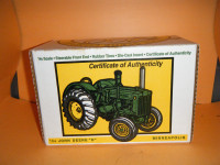 John Deere D Tractor Toy 100 years 1994