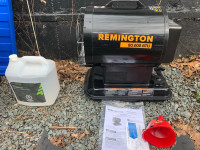 Remington 80,000BTU Kerosene Heater Kit with case, funnel, fuel