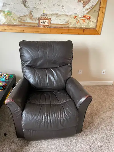 Free. This recliner is in perfect working condition, it’s very very comfortable. It is a rocker recl...