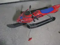 Spiderman snow sled / luge a neige snow mobile