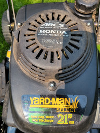YardMan Push Mower Honda 160cc