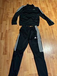 Adidas jacket and pants - size youth medium